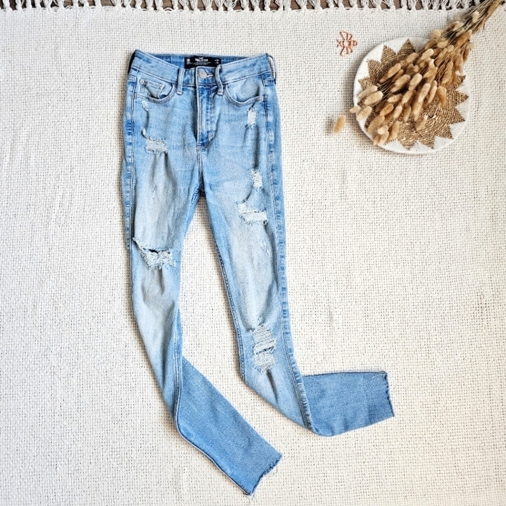 Hollister Ultra High Rise Super Skinny Jeggings Size 0R/24